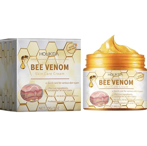 HOUKEA Bee Venom Skin Care Cream – Anti-Aging Face Moisturizer for Wrinkles, Fine Lines & Firming – 100% Original (Best Anti-Aging Cream in UAE)