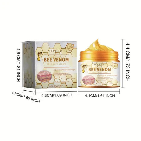 HOUKEA Bee Venom Skin Care Cream – Anti-Aging Face Moisturizer for Wrinkles, Fine Lines & Firming – 100% Original (Best Anti-Aging Cream in UAE)