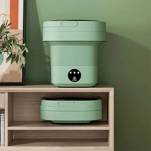 Foldable Mini Washing Machine for Home, Travel & Apartments – Portable, USB Powered, Low Noise Laundry Cleaner (Best for UAE Homes)