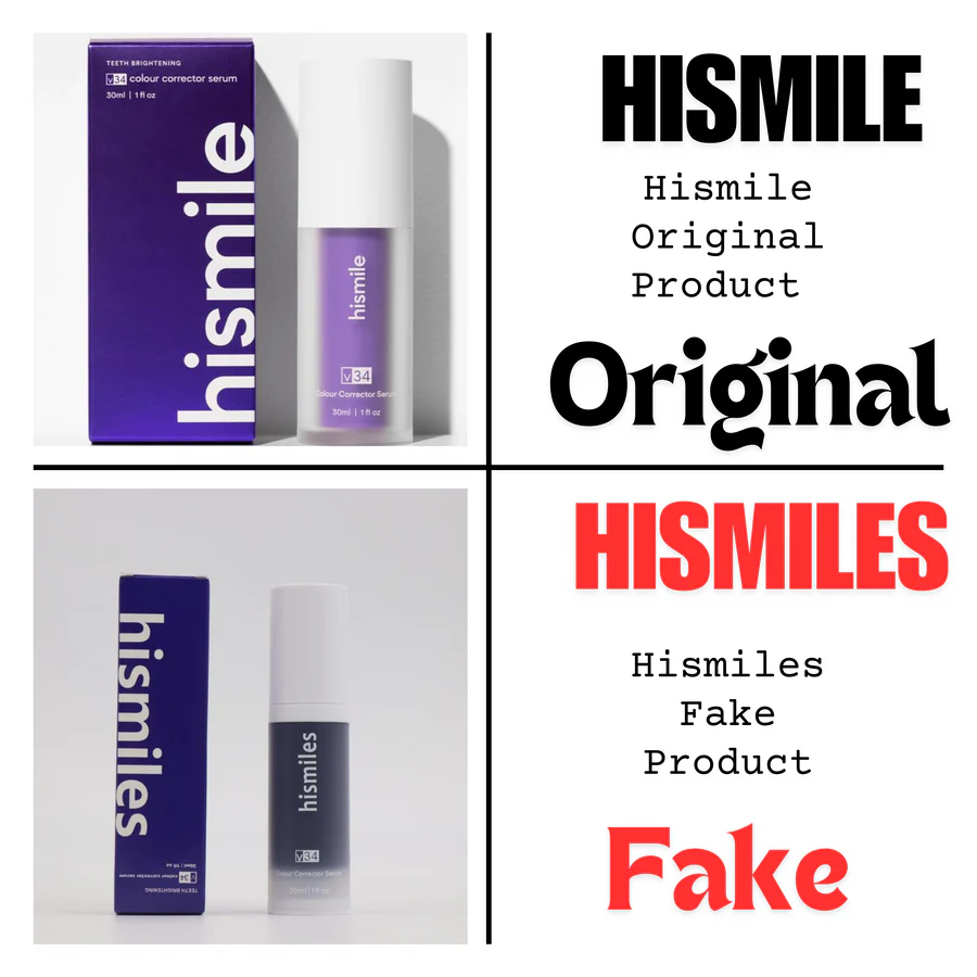 HISMILE V34 Teeth Colour Corrector – Instant Stain Remover Kit | UAE Safe & Fluoride-Free Smile Enhancer